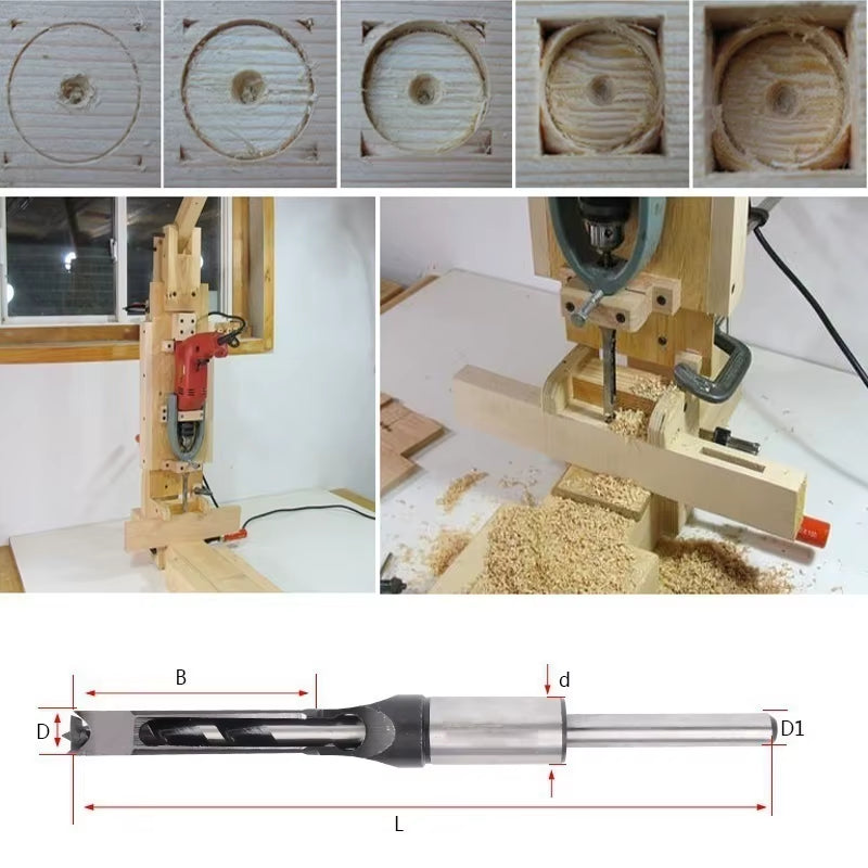 Woodworking Square Hole Drill