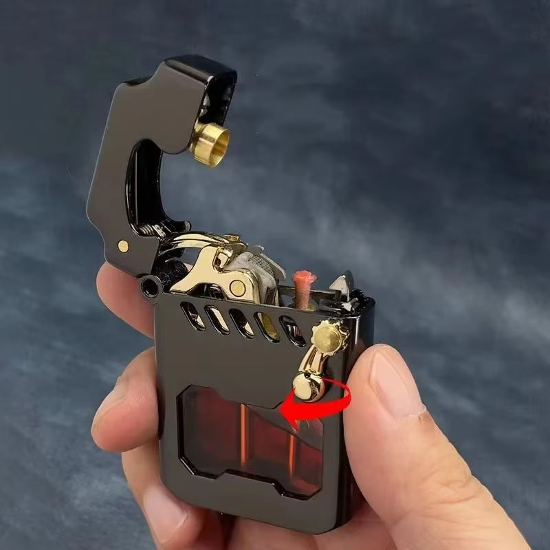 Transparent Kerosene Lighter - Cyber Mecha