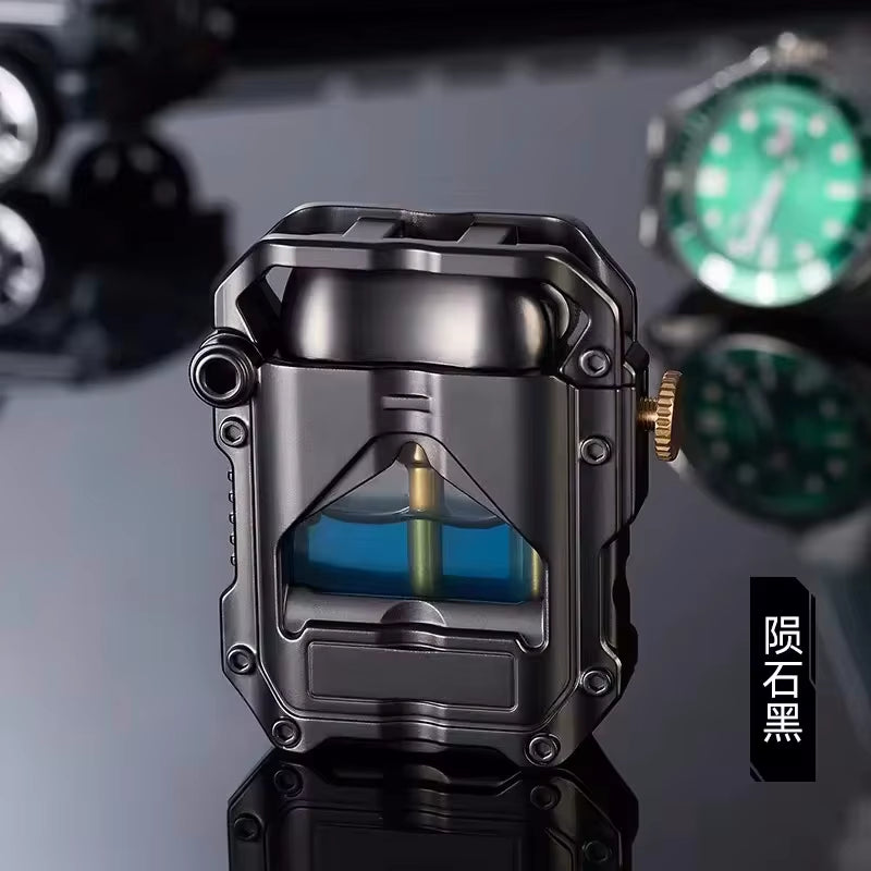 Transparent Kerosene Lighter - Cyber Mecha