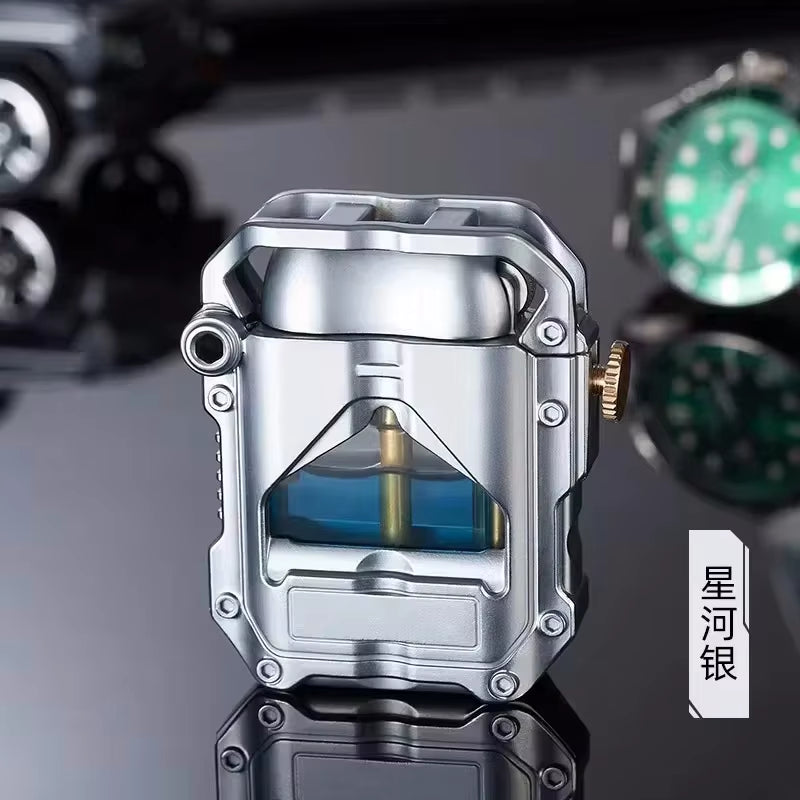 Transparent Kerosene Lighter - Cyber Mecha