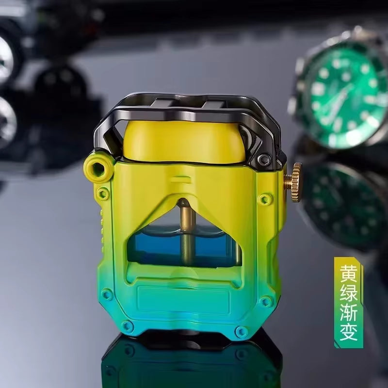 Transparent Kerosene Lighter - Cyber Mecha