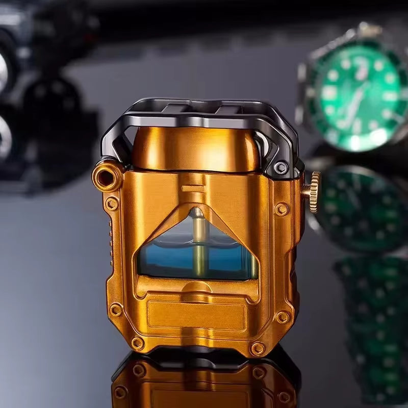 Transparent Kerosene Lighter - Cyber Mecha